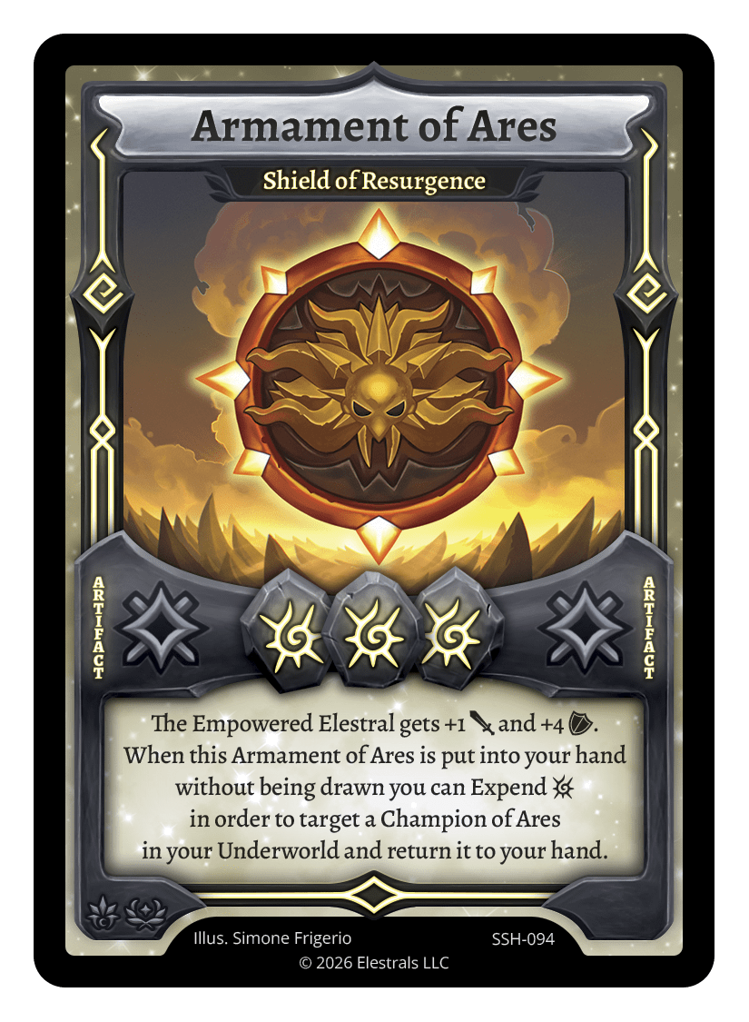 Armament of Ares - Shield of Resurgence - SSH-094